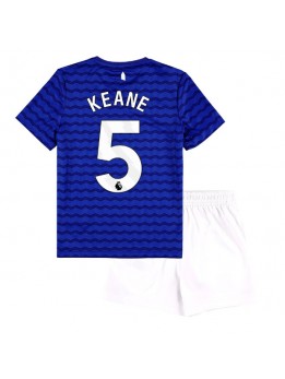 Everton Michael Keane #5 Replika Hemmakläder Barn 2025-26 Kortärmad (+ byxor)